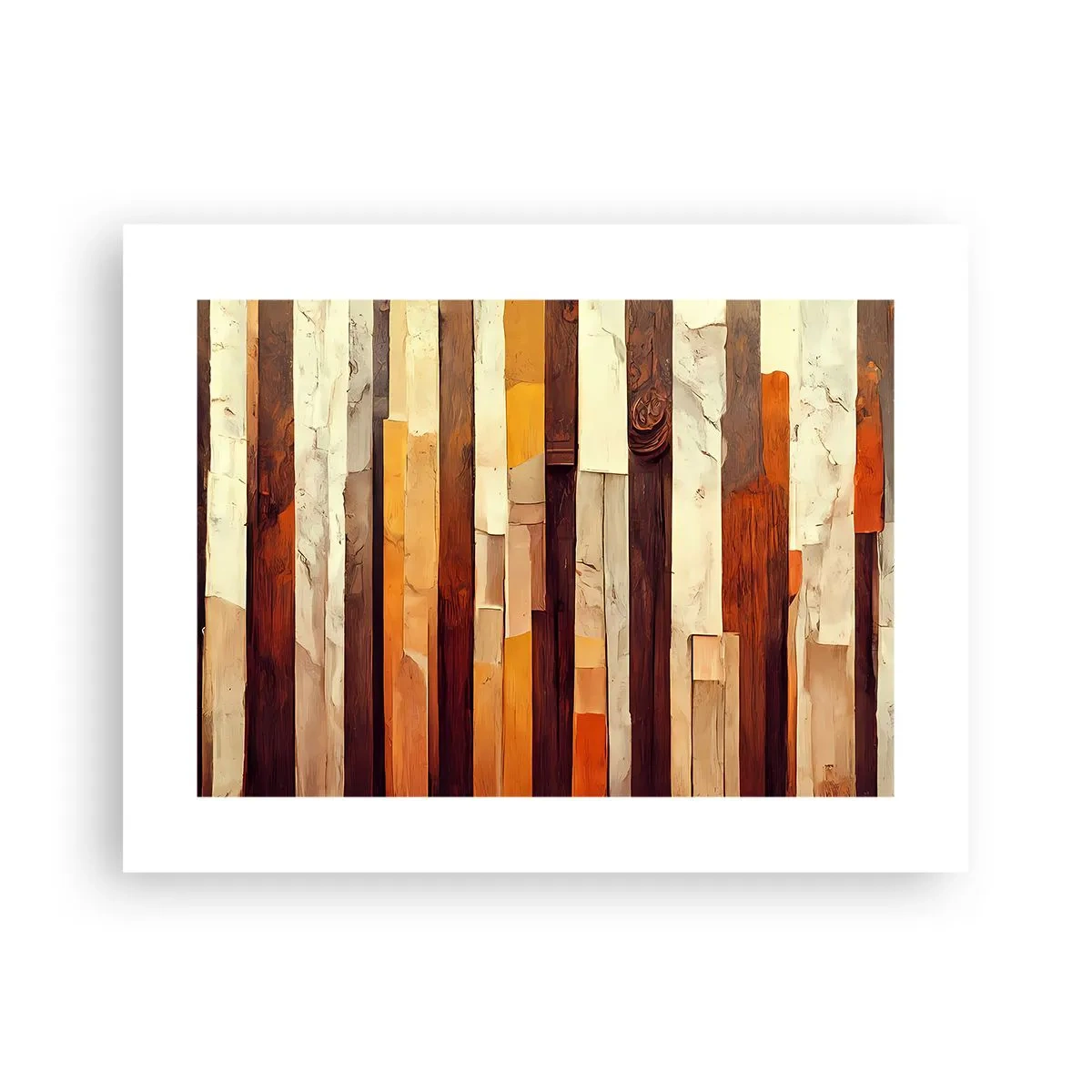 Affisch - Hymn av skogens träd - 40x30 cm