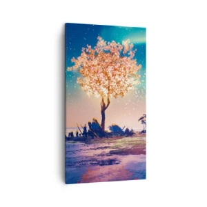 Canvastavla - Bild på duk - Naturen är tidlös - 45x80 cm