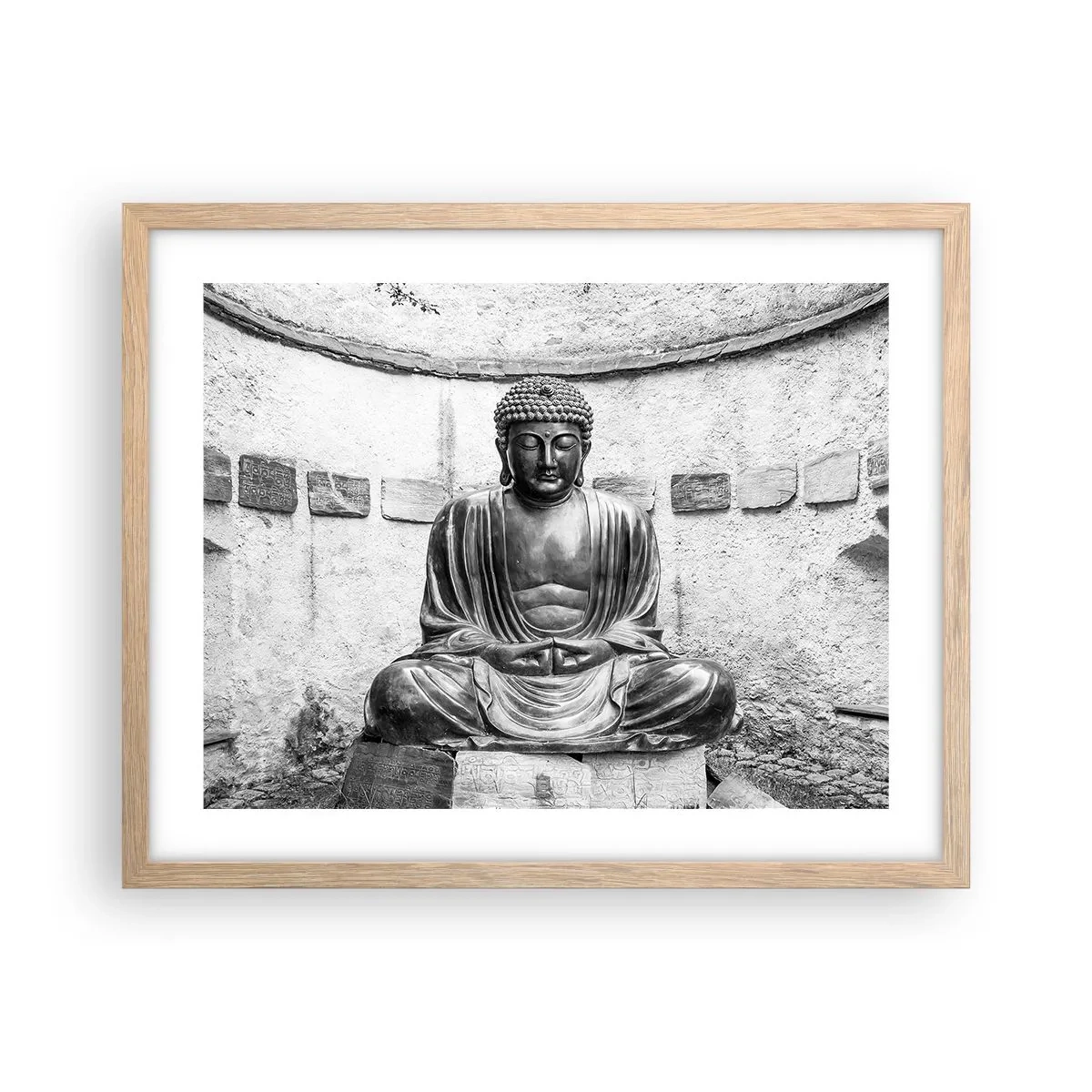 Affisch i ram av ljusek - Hos lugnets källor - 50x40 cm