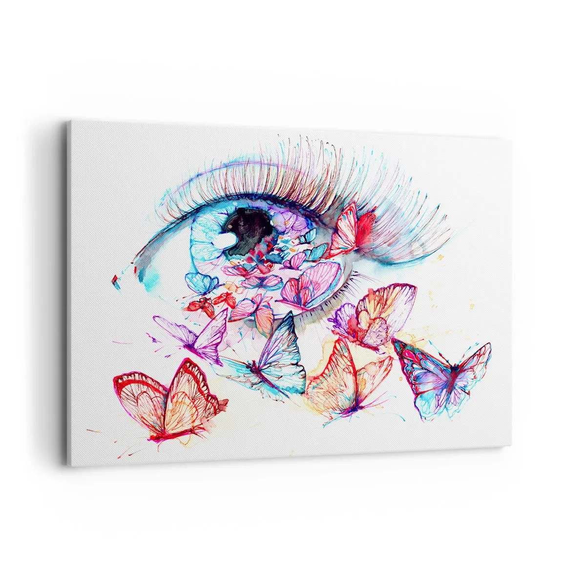 Canvastavla - Bild på duk - Ögonens sagolika charm - 120x80 cm