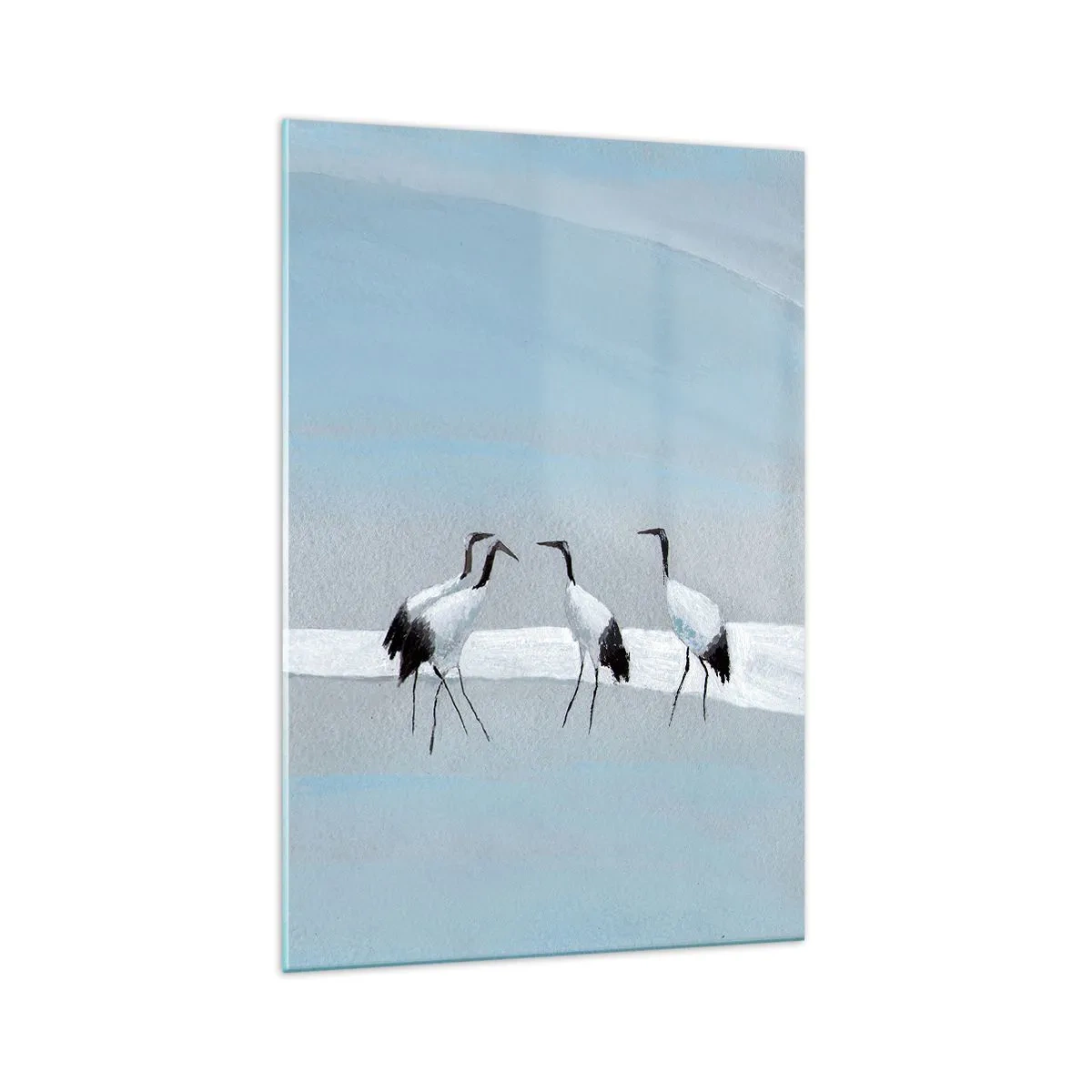 Glastavla - Bild på glas - Efter en het dag - 70x100 cm