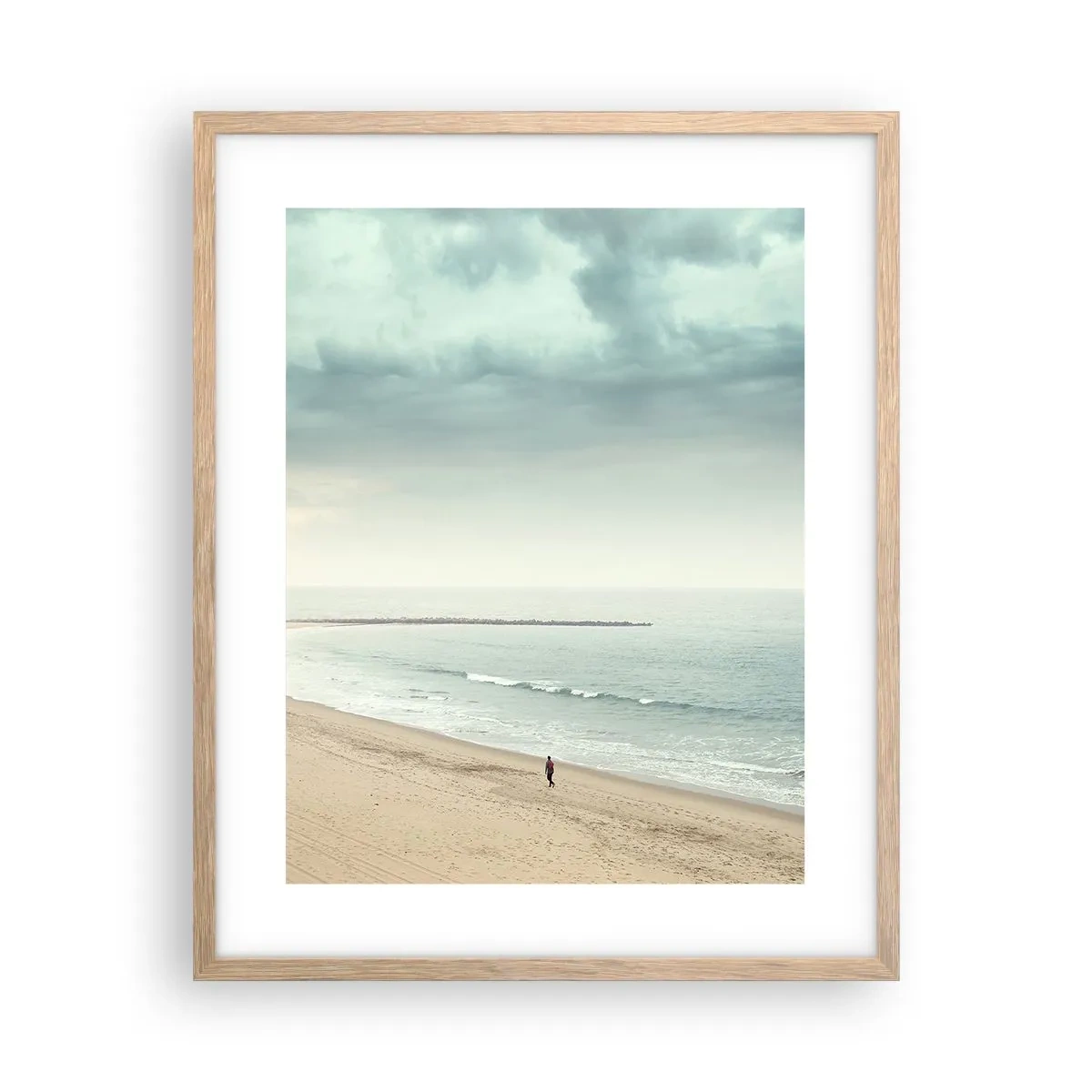 Affisch i ram av ljusek - På jakt efter frid - 40x50 cm