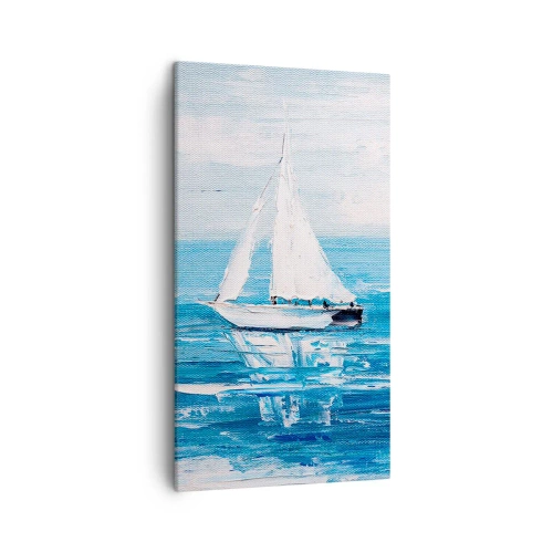 Canvastavla - Bild på duk - Med en vän vid din sida - 45x80 cm