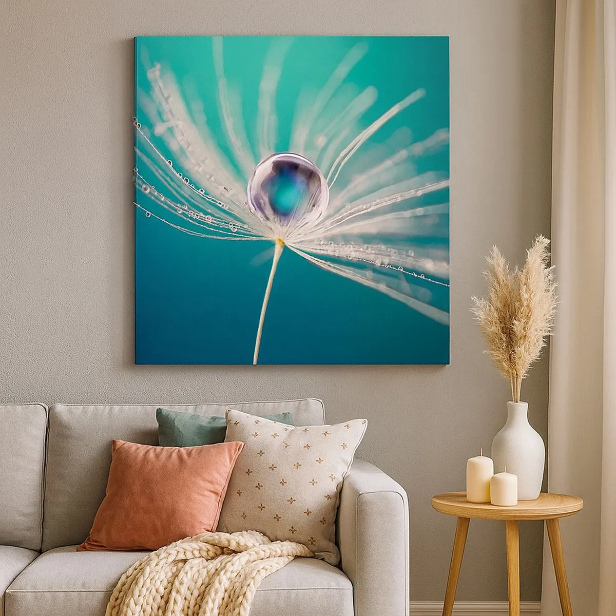 Canvastavla - Bild på duk - Mystisk stund - 30x30 cm