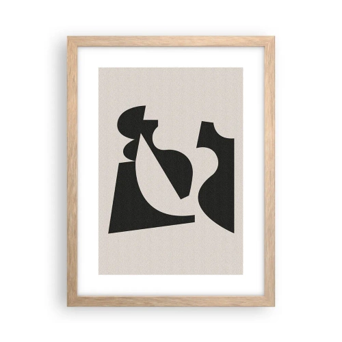 Affisch i ram av ljusek - För självmontering - 30x40 cm