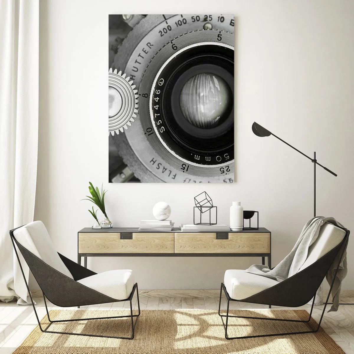 Glastavla - Bild på glas - En berättelse om Hollywood - 50x70 cm