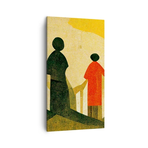 Canvastavla - Bild på duk - Det är fortfarande långt kvar - 45x80 cm