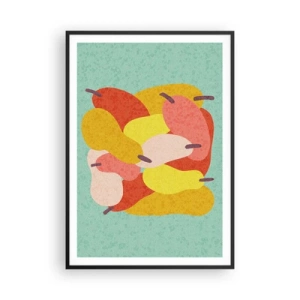 Affisch i svart ram - Smaka på sommarsolen - 70x100 cm