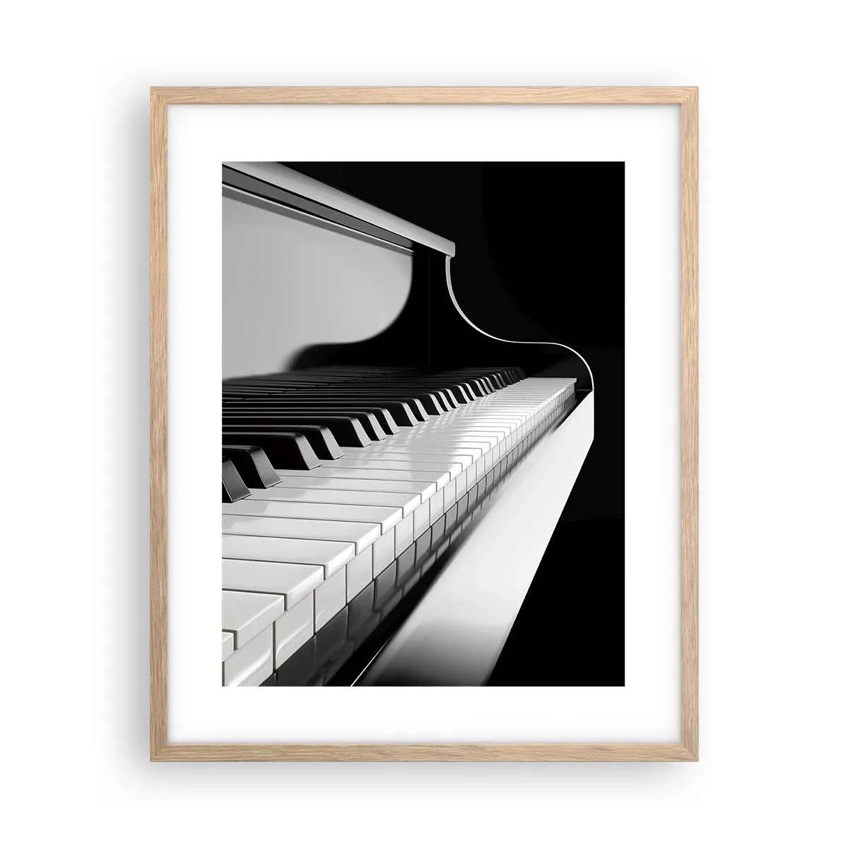 Affisch i ram av ljusek - Harmoni av former och färger - 40x50 cm