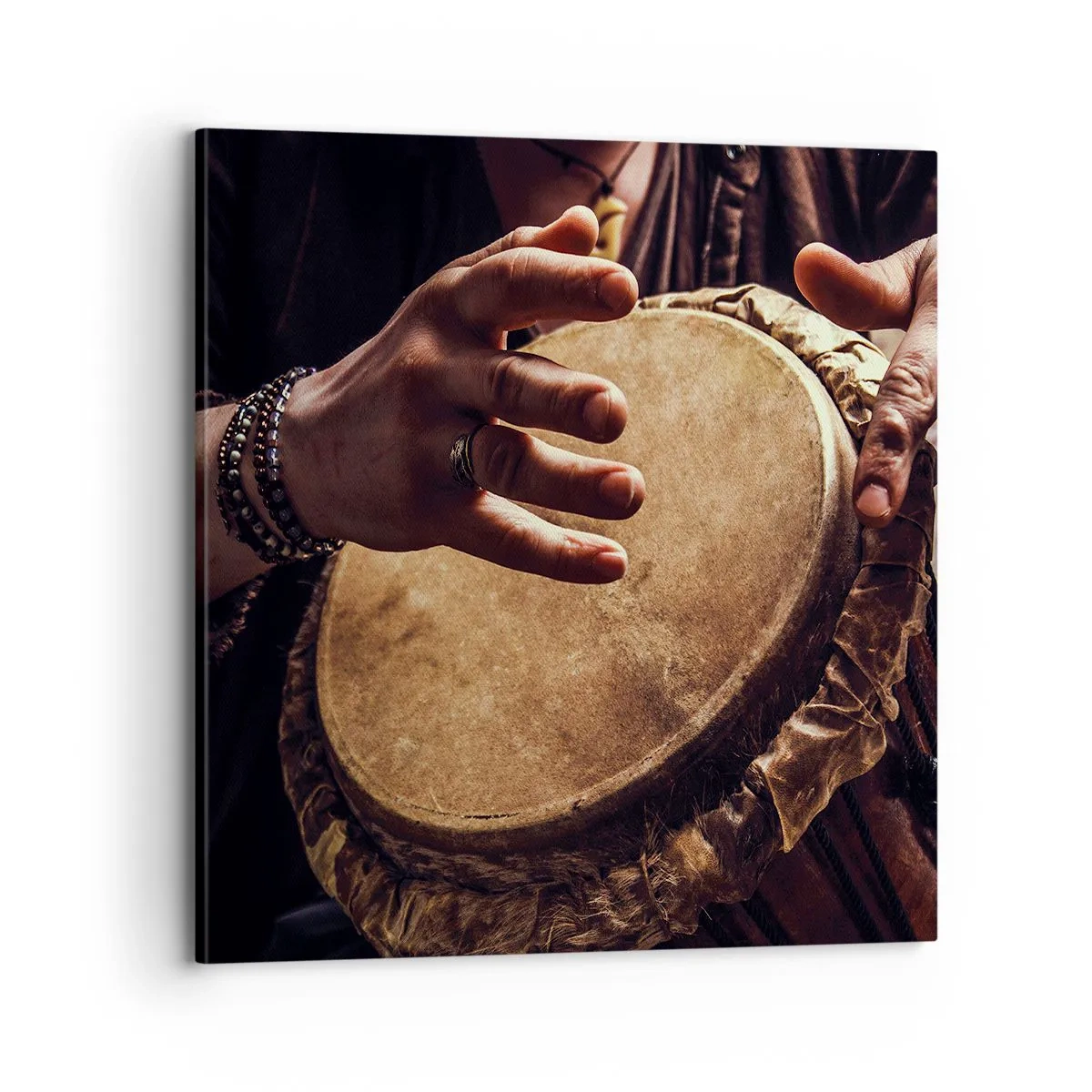 Canvastavla - Bild på duk - I hjärtats takt - 70x70 cm