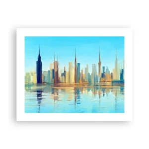 Affisch - Solig metropol - 50x40 cm