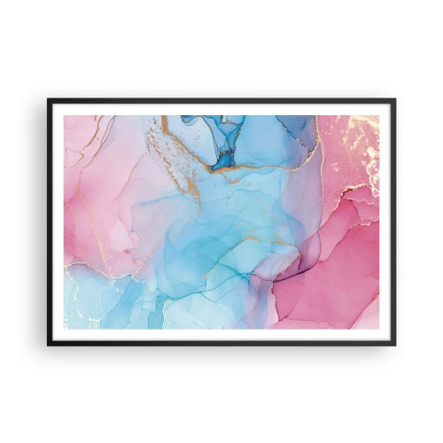 Affisch i svart ram - Möte och infiltration - 100x70 cm