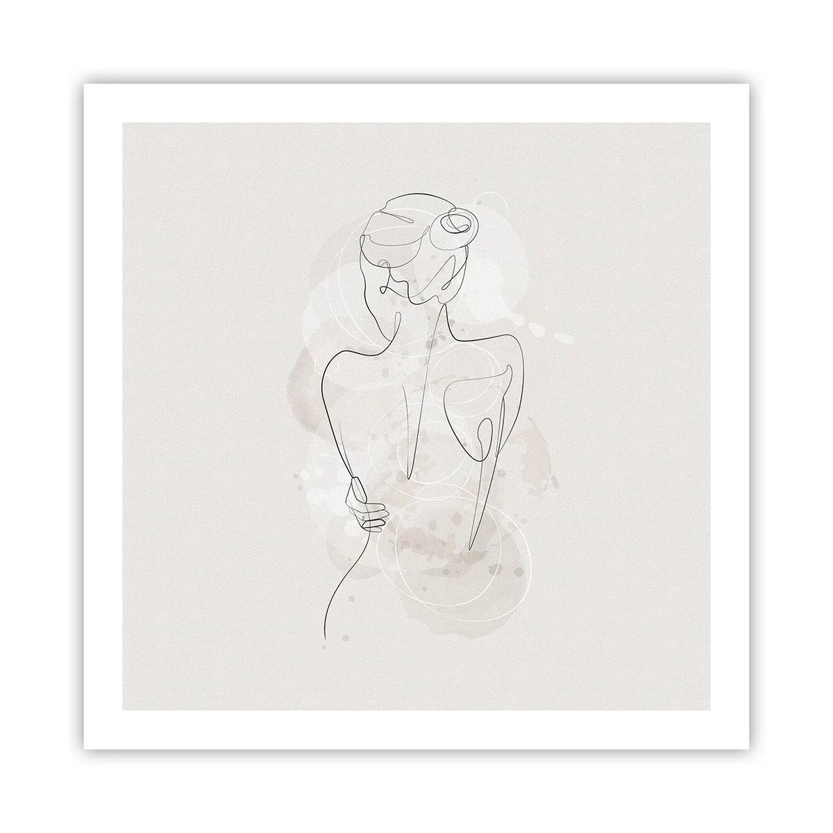 Affisch - Som ett känsligt instrument - 60x60 cm