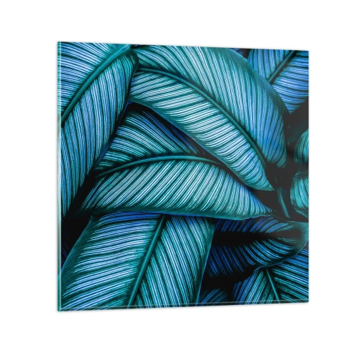 Glastavla - Bild på glas - Livslinjer - 30x30 cm