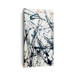 Canvastavla - Bild på duk - Expressionistisk abstraktion - 45x80 cm