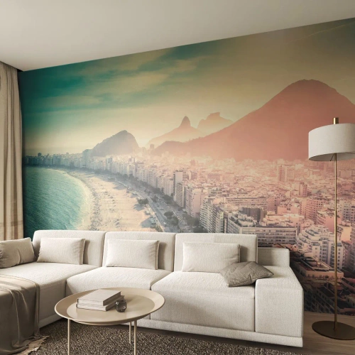 Fototapet Premium Sand - Evig semester i Rio - Kust, Rio de Janeiro, Strand - 400x280 cm