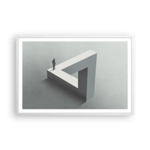 Affisch i vit ram - Och ändå möjligt - 91x61 cm