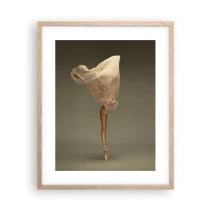 Affisch i ram av ljusek - Den lyfter snart - 40x50 cm