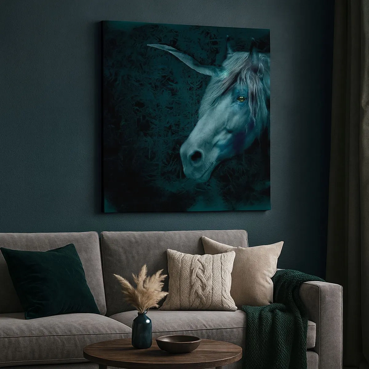 Canvastavla - Bild på duk - I sagoskogen - 30x30 cm