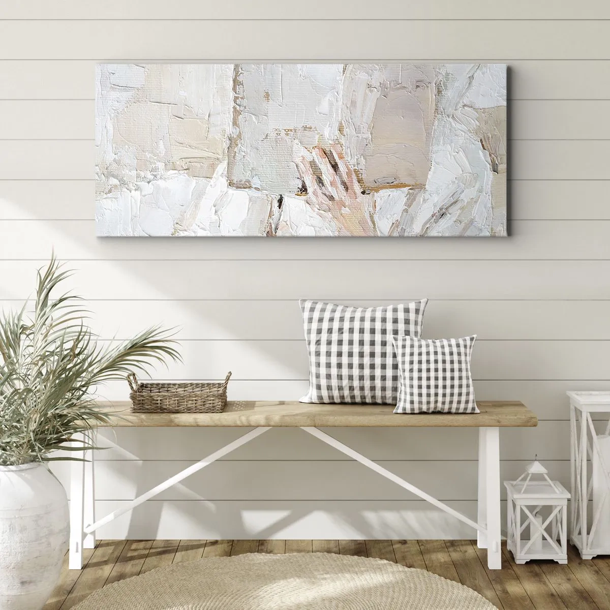 Canvastavla - Bild på duk - I en annan värld - 100x40 cm