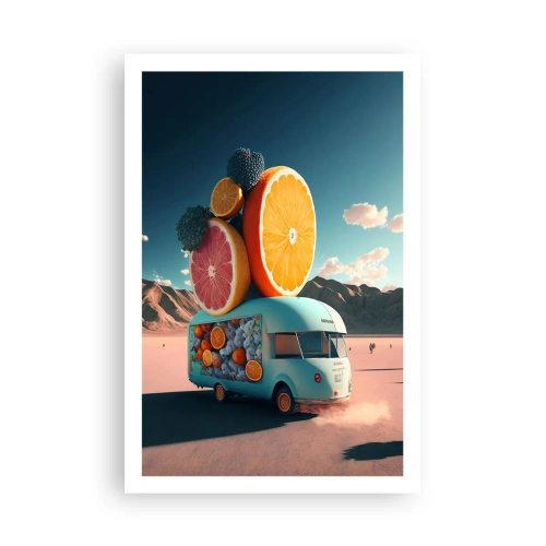 Affisch - En smak av semester - 61x91 cm