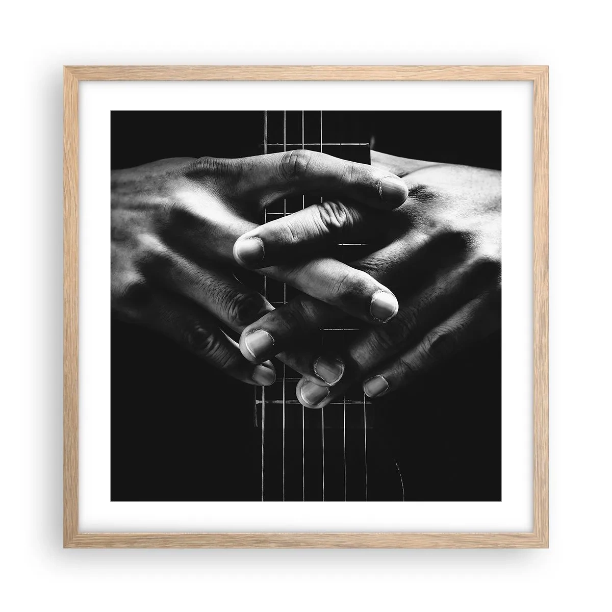 Affisch i ram av ljusek - Artistens bön - 50x50 cm