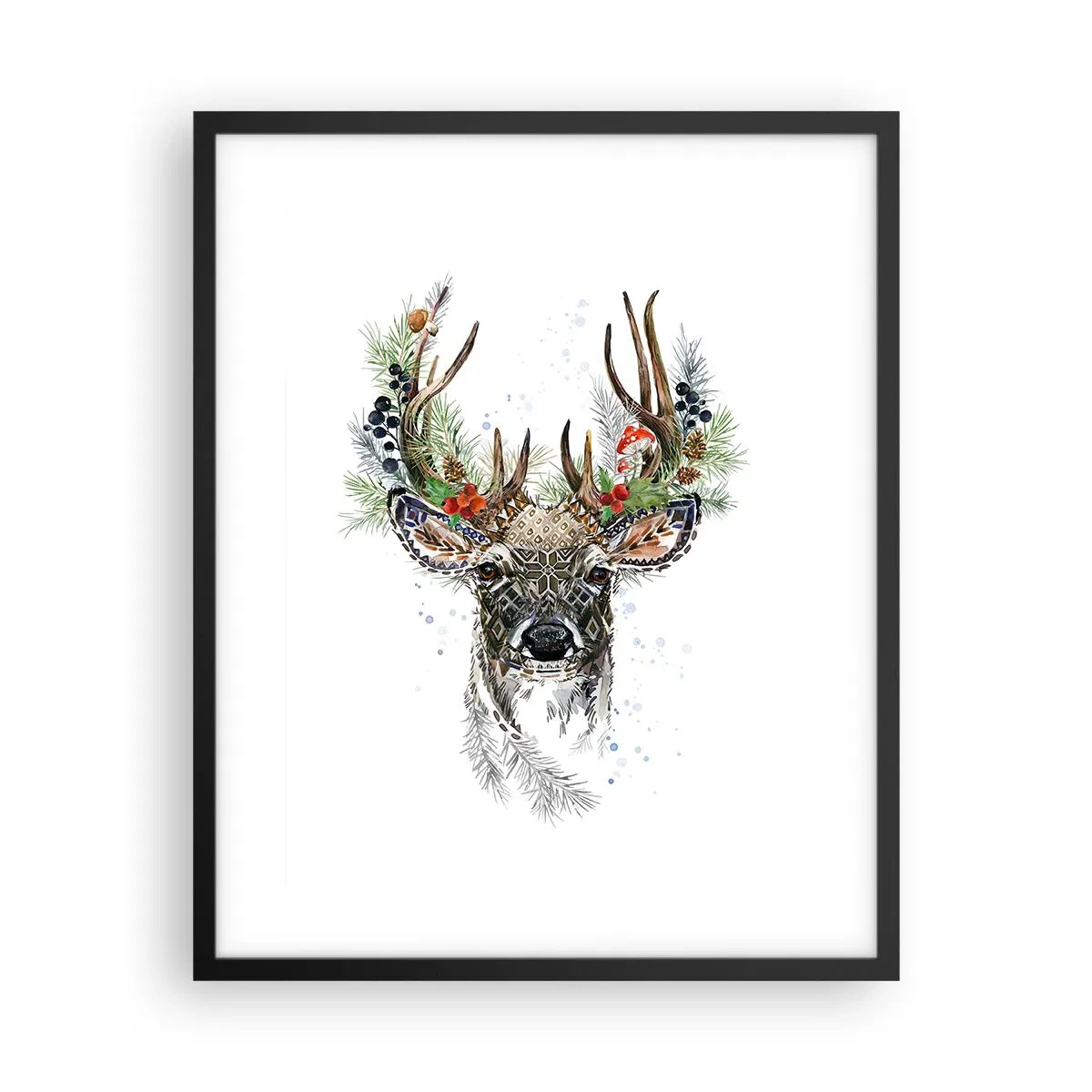 Affisch i svart ram - I högtidskläder - 40x50 cm