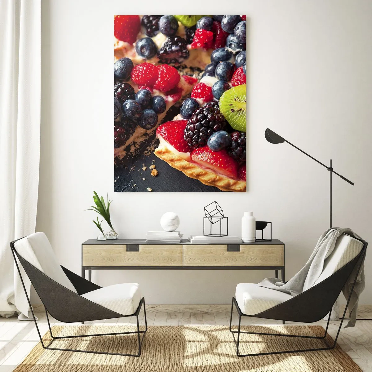 Glastavla - Bild på glas - Dolce vita! - 50x70 cm