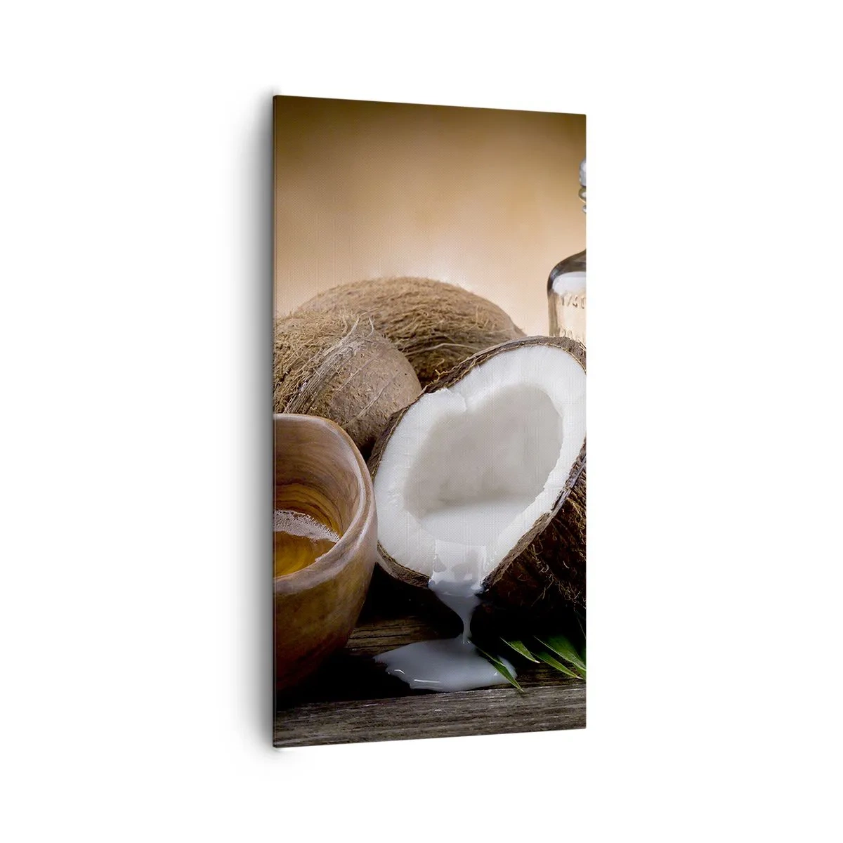 Canvastavla - Bild på duk - Hälsa från tropiska öar - 65x120 cm