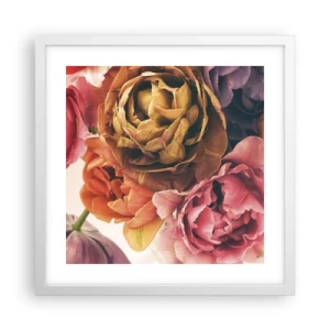 Affisch i vit ram - Livets högtid - 40x40 cm