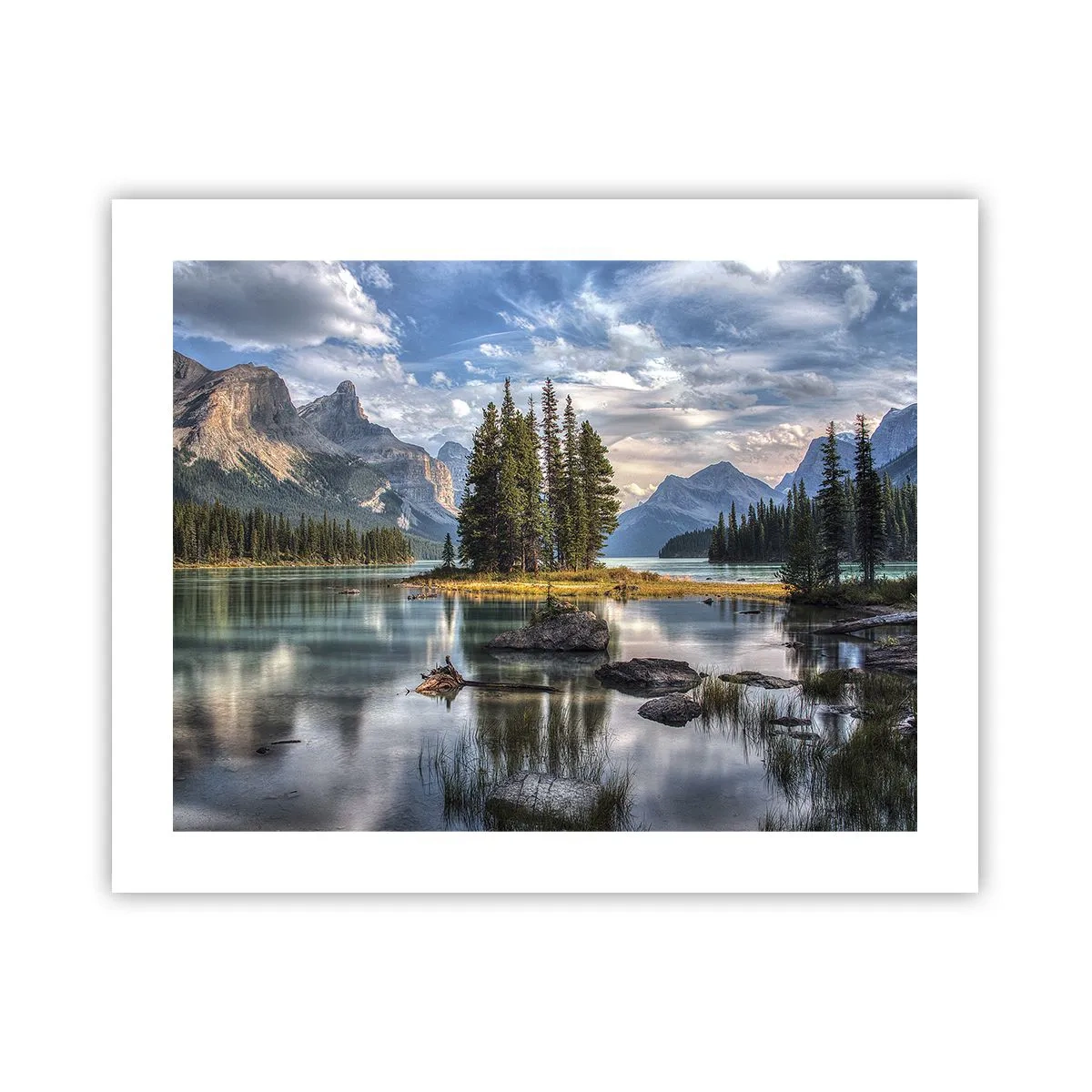 Affisch - Vid stort och rent vatten - 50x40 cm