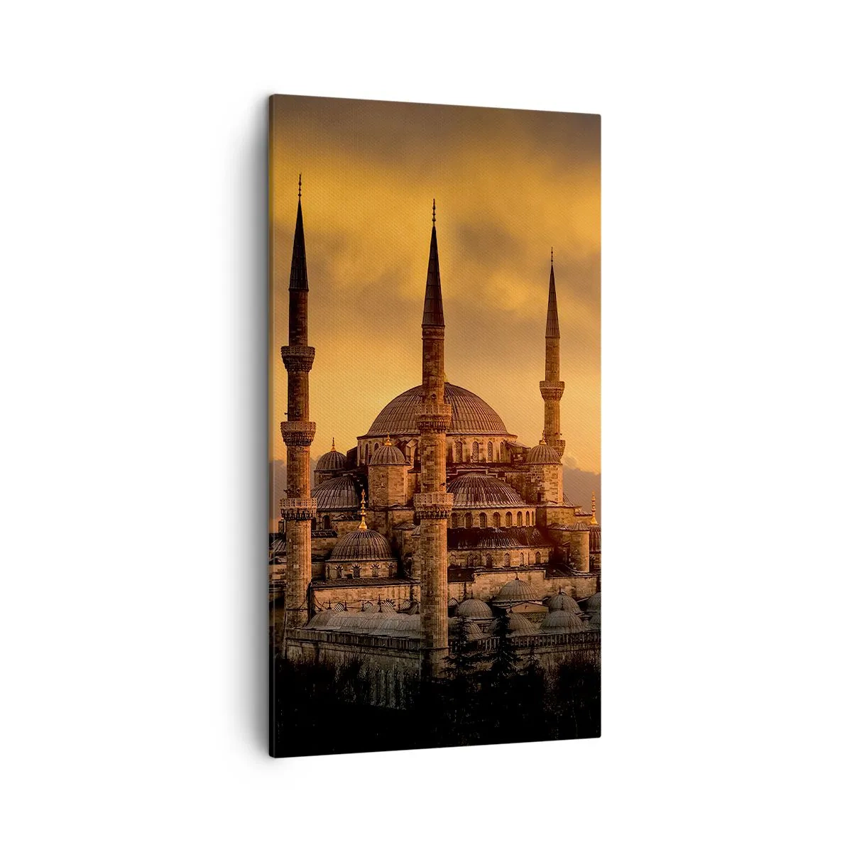 Canvastavla - Bild på duk - Gud är stor - 45x80 cm