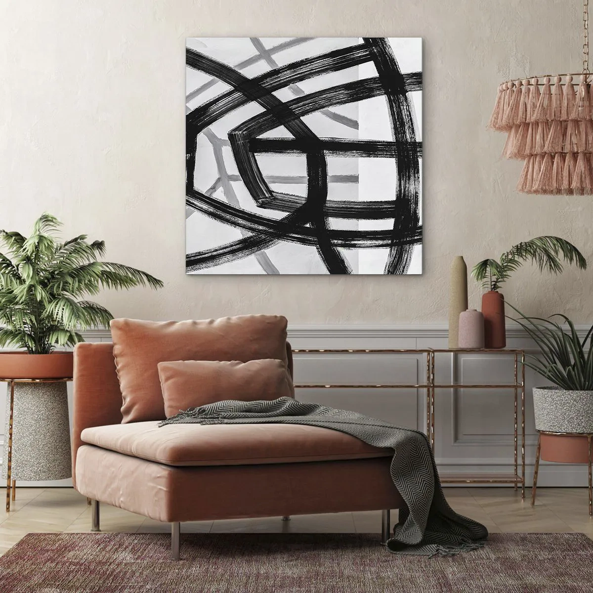 Canvastavla - Bild på duk - Att skapa djupet - 40x40 cm