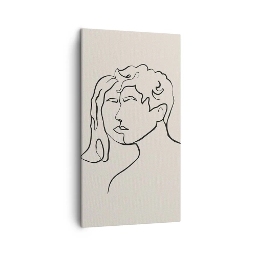 Canvastavla - Bild på duk - Och enighet har blivit - 45x80 cm