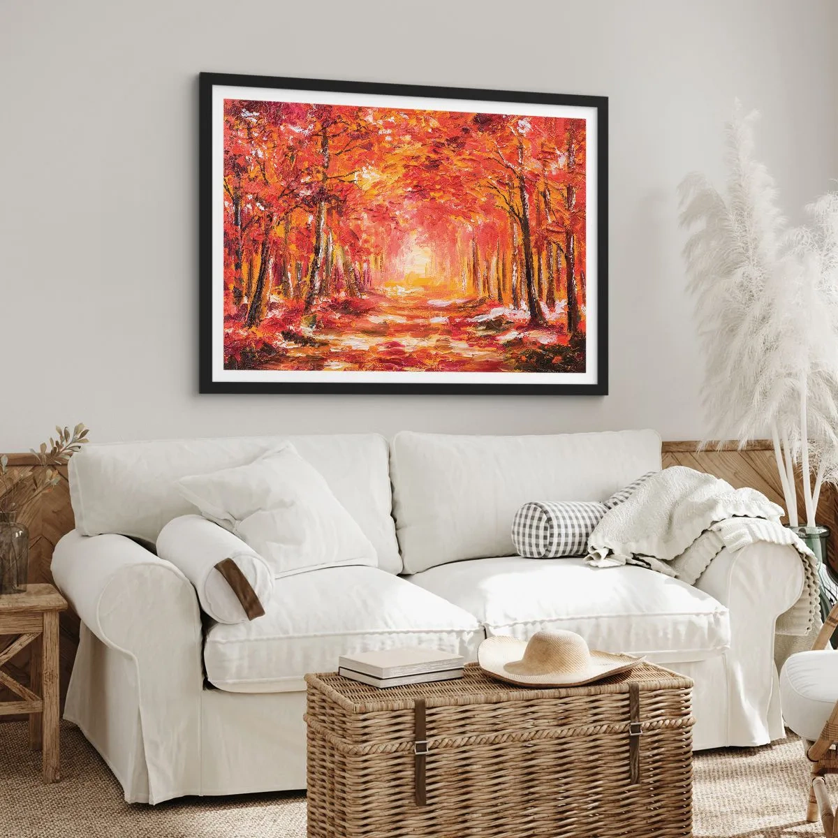 Affisch i svart ram - Kopparskog - 91x61 cm