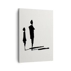 Canvastavla - Bild på duk - Säkert tillsammans? - 50x70 cm