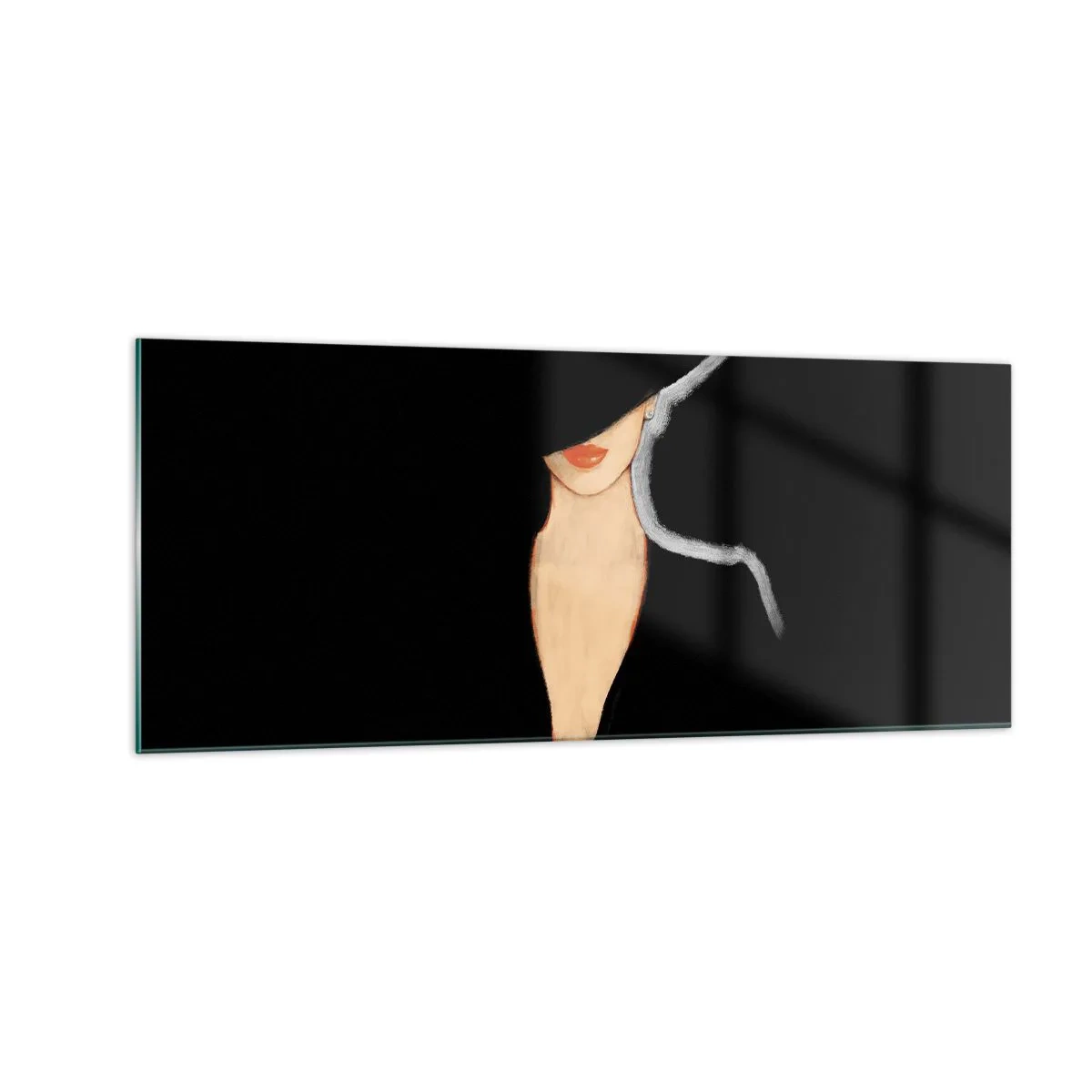 Glastavla - Bild på glas - Elegans och stil - 100x40 cm
