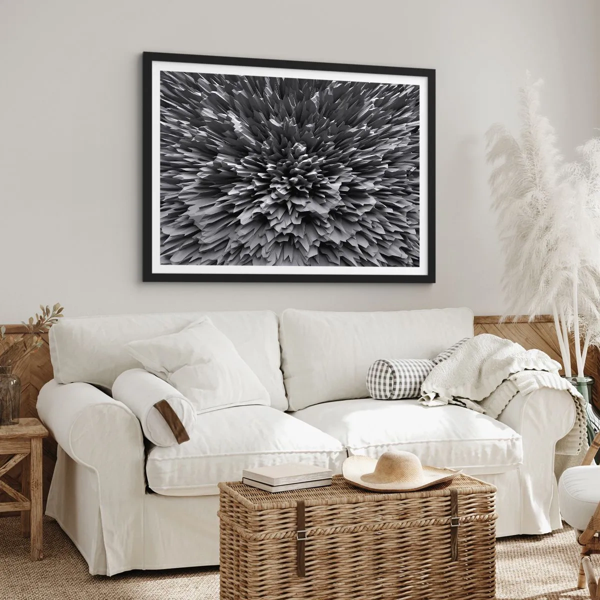 Affisch i svart ram - Det kan inte bli vassare än så här - 91x61 cm