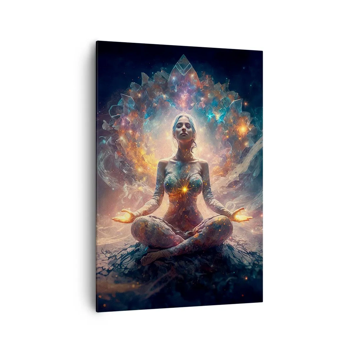 Canvastavla - Bild på duk - Flöde av god energi - 70x100 cm