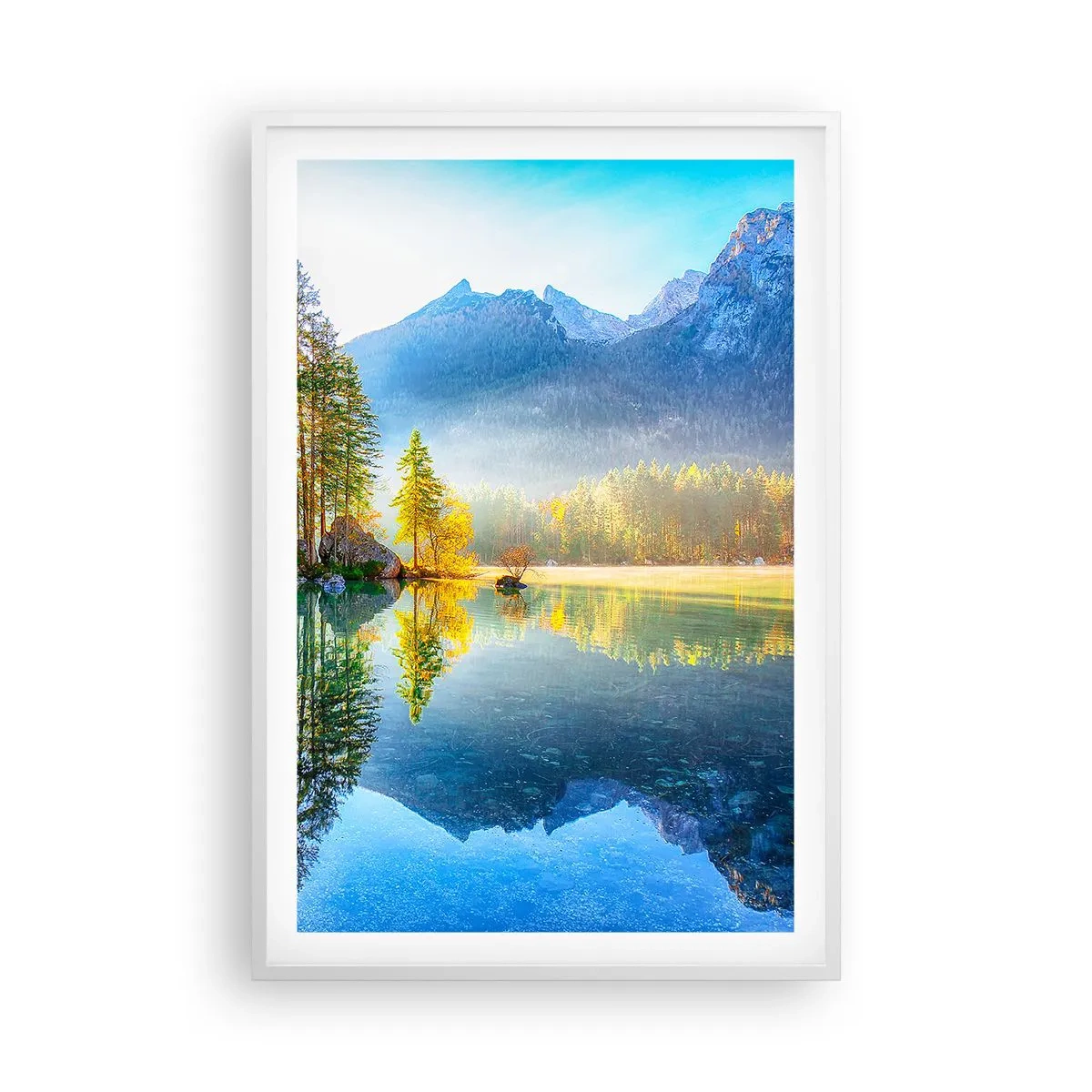 Affisch i vit ram - Majestät och sötma - 61x91 cm