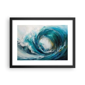 Affisch i svart ram - Havsportal - 40x30 cm