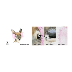 Provbit av fototapet Premium Canvas - Kylan är inte längre skrämmande - För barn, Rom, Grafik - 100x30 cm