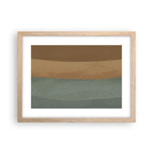 Affisch i ram av ljusek - Horisontell komposition - 40x30 cm