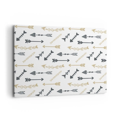 Canvastavla - Bild på duk - Pilbågsskyttens sömn - 100x70 cm