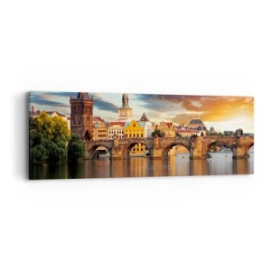 Canvastavla - Bild på duk - Vacker sedan århundraden - 90x30 cm