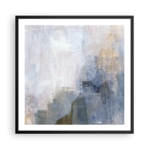 Affisch i svart ram - Färgernas toner och ackord - 60x60 cm