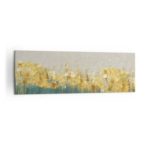 Canvastavla - Bild på duk - Den gyllene gränsen - 160x50 cm
