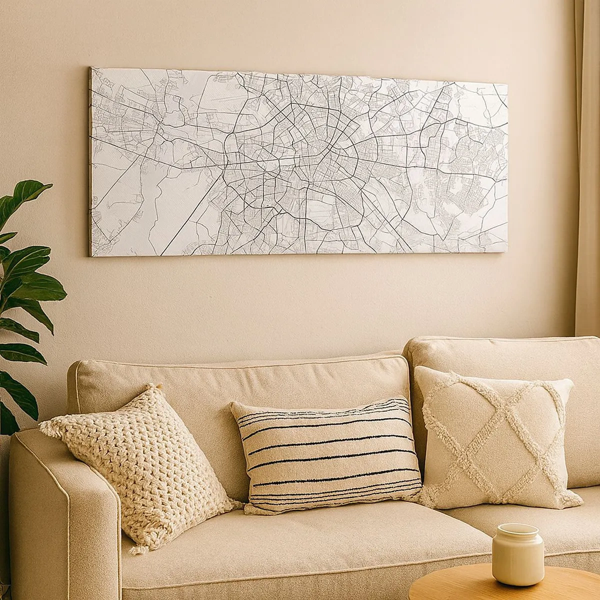 Canvastavla - Bild på duk - Berlins blomma - 100x40 cm