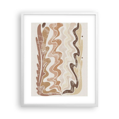 Affisch i vit ram - Bra energi - bra känslor - 40x50 cm