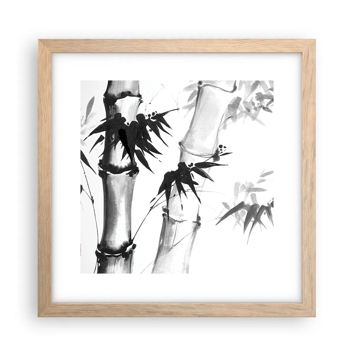 Affisch i ram av ljusek - Inzoomad orient - 30x30 cm